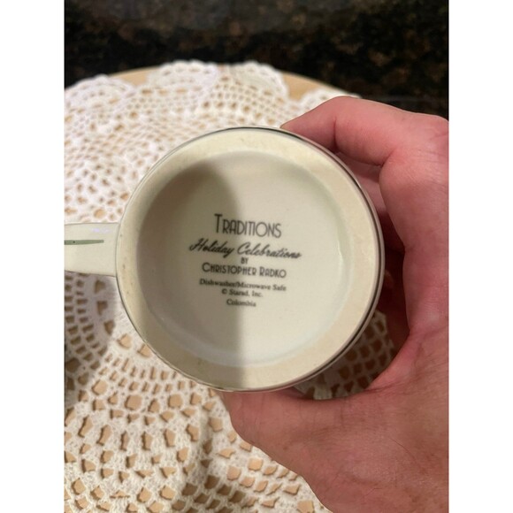 2 Christopher Radko Traditions Mugs - Picture 5 of 8